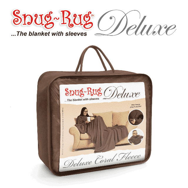Chocolate Snug-Rug™ Deluxe Blanket
