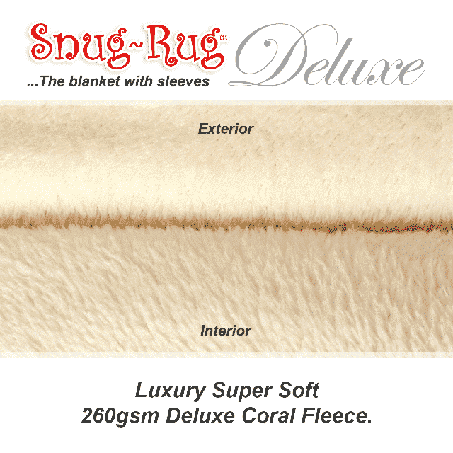 Cream Snug-Rug™ Deluxe Blanket