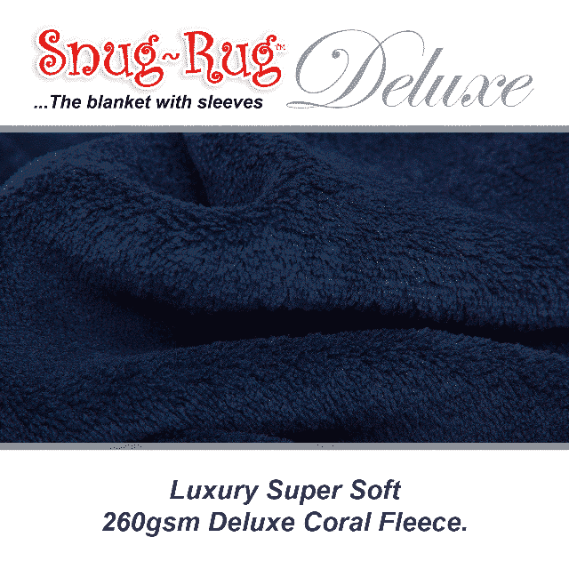 Navy Snug-Rug™ Deluxe Blanket