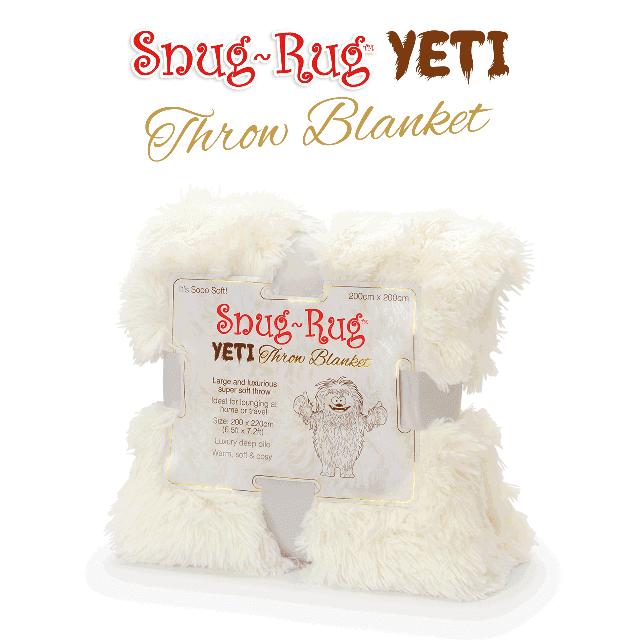 Snug-Rug Yeti Throw Blanket