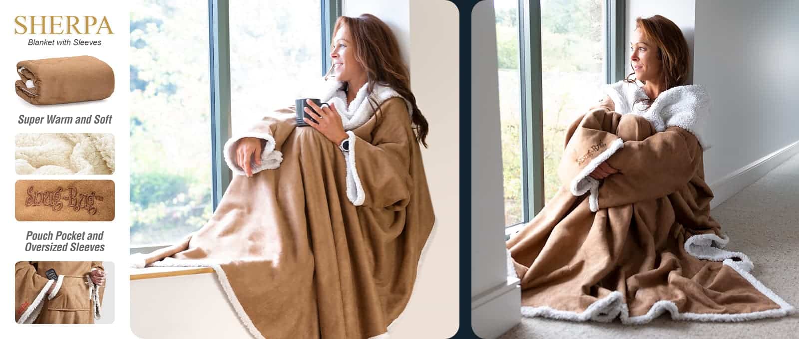 Snug rug with discount sleeves