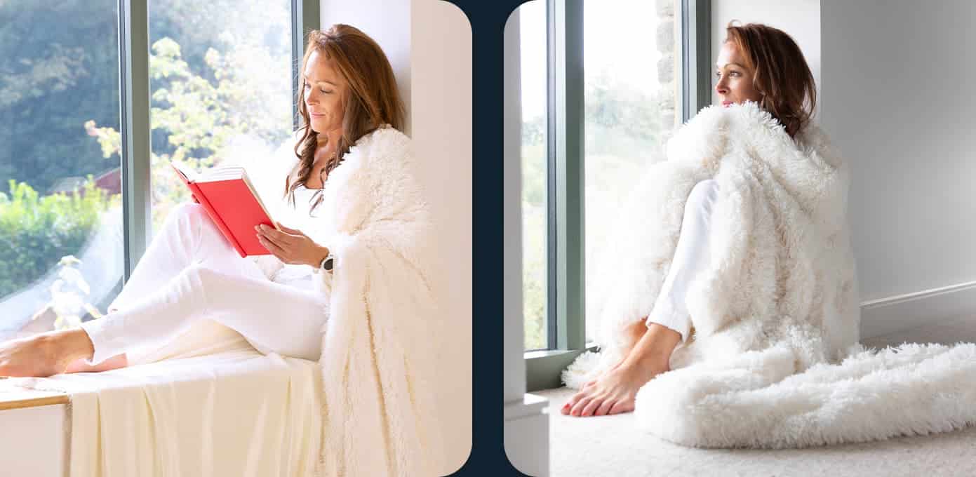 Heavyweight faux fur discount throw